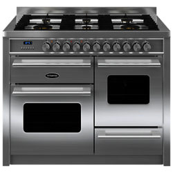 Britannia RC-11XGG-DE Delphi Dual Fuel Range Cooker Stainless Steel